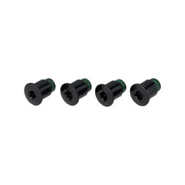 SRAM komplet śrubek do konwertera - 4X2 M8X4.75X8.75 STEEL 94/107 BCD BLACK QTY 4 - czarny