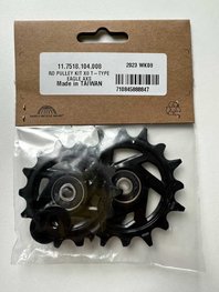 SRAM koła pasowe - PULLEYS X0 T-TYPE EAGLE AXS - czarny