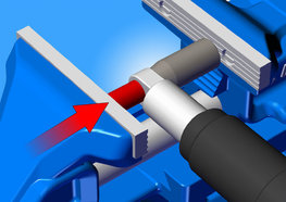 UNIOR zestaw narzędzi - SHOCK ABSORBER KIT 12 - 12,7 - srebrny