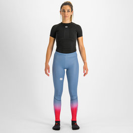 SPORTFUL legginsy - APEX - jasnoniebieski/czerwony