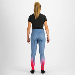 SPORTFUL legginsy - APEX - jasnoniebieski/czerwony