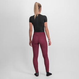 SPORTFUL legginsy - DORO - bordowy