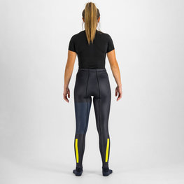 SPORTFUL legginsy - APEX - czarny/niebieski