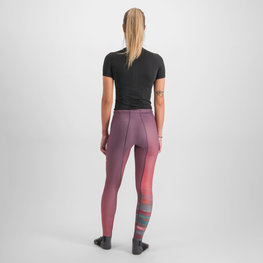 SPORTFUL legginsy - APEX - fioletowy/różowy