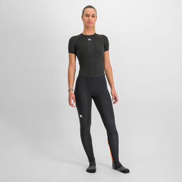 SPORTFUL legginsy - CARDIO TECH PROTECTED W - czarny/pomarańczowy