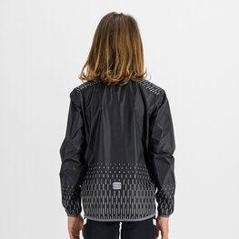 SPORTFUL Kolarska kurtka przeciwwiatrowa - KID REFLEX - czarny