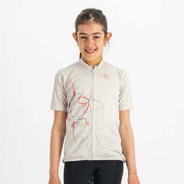 SPORTFUL Koszulka kolarska z krótkim rękawem - CHECKMATE - biały