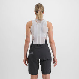 SPORTFUL Krótkie spodnie kolarskie bez szelek - GIARA W - czarny