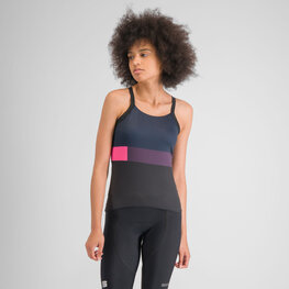 SPORTFUL Podkoszulek kolarski - SNAP W - czarny/niebieski