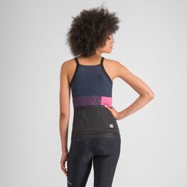 SPORTFUL Podkoszulek kolarski - SNAP W - czarny/niebieski