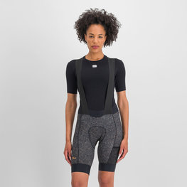 SPORTFUL Krótkie spodnie kolarskie z szelkami - SKY RIDER SUPERGIARA - czarny