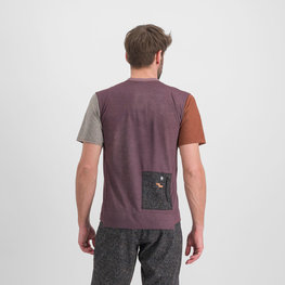 SPORTFUL Kolarska koszulka z krótkim rękawem - SKY RIDER GIARA - fioletowy