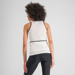 SPORTFUL Koszulka kolarska bez rękawów - SUPERGIARA - biały