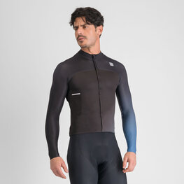 SPORTFUL Zimowa koszulka kolarska z długim rękawem - BODYFIT PRO THERMAL - czarny