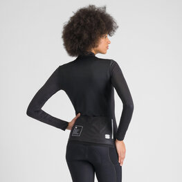 SPORTFUL Zimowa koszulka kolarska z długim rękawem - SRK THERMAL W - czarny