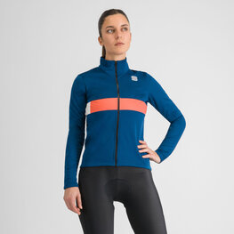 SPORTFUL Kolarska ocieplana kurtka - NEO SOFTSHELL W - niebieski