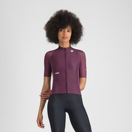 SPORTFUL Koszulka kolarska z krótkim rękawem - SUPERNOVA W - bordowy