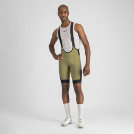 SPORTFUL Krótkie spodnie kolarskie z szelkami - SUPERGIARA 2 - zielony