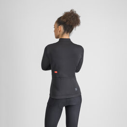 SPORTFUL Zimowa koszulka kolarska z długim rękawem - CLASSIC THERMAL - czarny