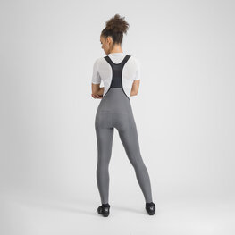 SPORTFUL Długie spodnie kolarskie z szelkami - SRK SHIFT - szary