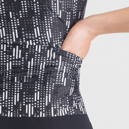 SPORTFUL Kombinezon kolarski - G-SUIT - czarny/biały