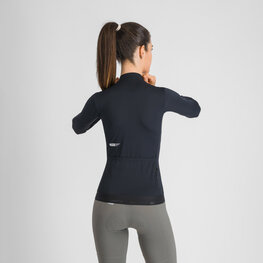 SPORTFUL Letnia koszulka kolarska z długim rękawem - SRK - czarny