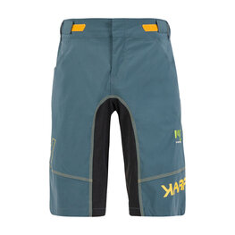 KARPOS Krótkie spodnie kolarskie bez szelek - BALLISTIC EVO - niebieski/szary