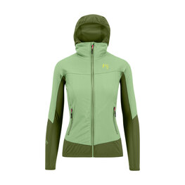 KARPOS Kolarska kurtka przeciwwiatrowa - LAVAREDO W - zielony/jasnozielony