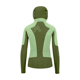 KARPOS Kolarska kurtka przeciwwiatrowa - LAVAREDO W - zielony/jasnozielony