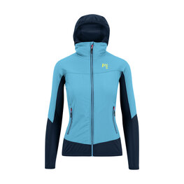 KARPOS Kolarska kurtka przeciwwiatrowa - LAVAREDO W - jasnoniebieski/niebieski