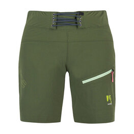 KARPOS Krótkie spodnie kolarskie bez szelek - VAL DI DENTRO W - zielony