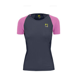 KARPOS Kolarska koszulka z krótkim rękawem - LAVAREDO EVO W - czarny/różowy