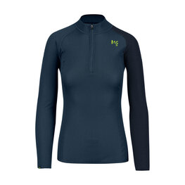 KARPOS Kolarska koszulka z długim rękawem - DINAMICO OCTA W - niebieski