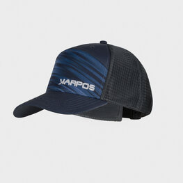 KARPOS Czapka kolarska - SPASSO TRUCKER - czarny/niebieski/biały