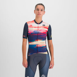 SPORTFUL Koszulka kolarska z krótkim rękawem - PETER SAGAN JERSEY - niebieski/beżowy
