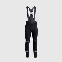 SPORTFUL Długie spodnie kolarskie z szelkami - TUDOR SUPERNOVA - czarny