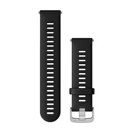 GARMIN pasek - QUICK RELEASE 22 MM - czarny/srebrny