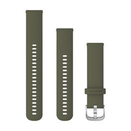 GARMIN pasek - QUICK RELEASE 20 MM - zielony/srebrny