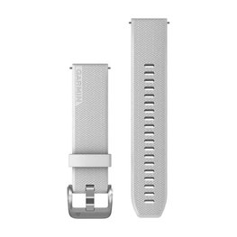 GARMIN pasek - QUICK RELEASE 20 MM - biały/srebrny