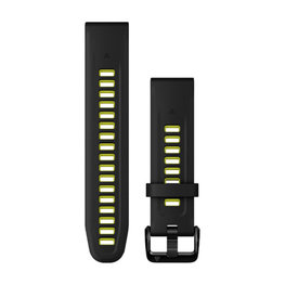 GARMIN pasek - QUICKFIT 20 - czarny/żółty