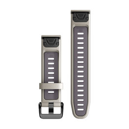 GARMIN pasek - QUICKFIT 20 - beżowy/fioletowy
