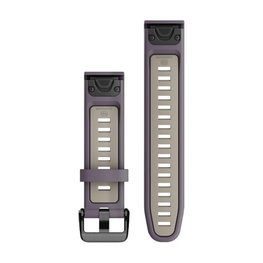 GARMIN pasek - QUICKFIT 20 - fioletowy/beżowy