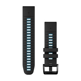 GARMIN pasek - QUICKFIT 22 - czarny/niebieski