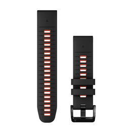 GARMIN pasek - QUICKFIT 22 - czarny/czerwony