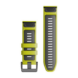 GARMIN pasek - QUICKFIT 26 - żółty/szary