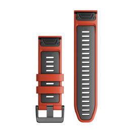 GARMIN pasek - QUICKFIT 26 - czerwony/czarny