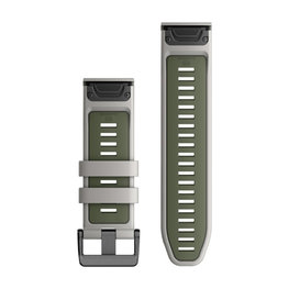 GARMIN pasek - QUICKFIT 26 - szary/zielony