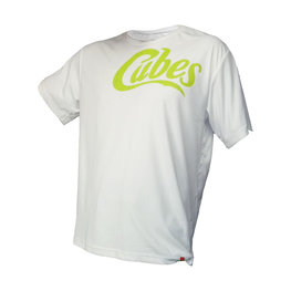 HAVEN Koszulka kolarska z krótkim rękawem - CUBES - biały/zielony