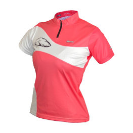 HAVEN Koszulka kolarska z krótkim rękawem - COMTESS - czerwony/biały
