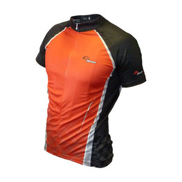 HAVEN Koszulka kolarska z krótkim rękawem - INFINITY - czarny/czerwony